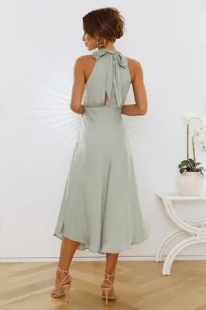 Hello Molly No Tears Here Maxi Dress Sage XS thumbnail 2