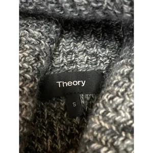Theory 100% Cashmere Women's Gray Turtleneck Sleeveless Tank Vest Sweater Top S thumbnail 5