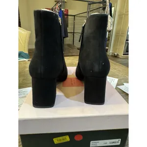 Kate Spade Alihandra Luxe Suede Ankle Boots Black‎ Women's Size 10 thumbnail 6