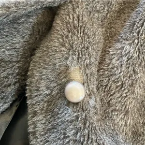 Vintage Women’s Four Button Fur Coat Bell Sleeve Size 46” Chest M/L thumbnail 6