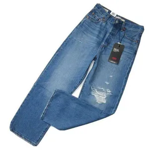 NWT Levi's Ribcage Straight Ankle in Noe High Super High Rise Crop Jeans 29 thumbnail 1