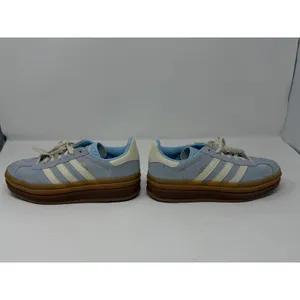 Adidas Gazelle Bold Platform Sneaker Light Blue Cream Gum Women Size 6.5 thumbnail 10