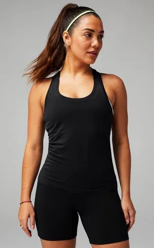 Fabletics Black Racerback Tank thumbnail 1