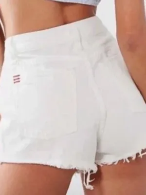 BDG White Distressed Denim Cutoff Shorts Pelmet Women’s Size W 31 thumbnail 6