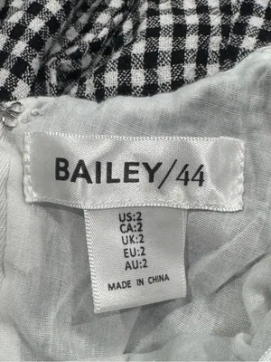 Bailey/44 Black White Gingham Print Dress Women’s 2 thumbnail 4