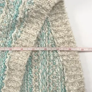 Aeropostale Womens Striped Knit Sweater Blue White Sz M V Neck Coastal Pullover Long Sleeve thumbnail 7