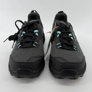 Adidas Terrex AX4 Gore-Tex Hiking Shoe Sneaker Women 5 Black‎ Gray Mint Tone NWB thumbnail 2