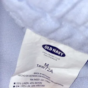 Old navy linen blend shorts size medium thumbnail 4