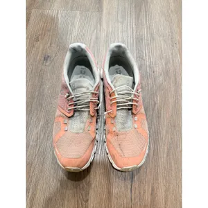 On Cloud Women Running Shoes Coral Peach Mesh Sneakers US 9.5 EU 41 Low Top‎ thumbnail 2