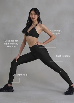 Alo yoga High-Waist Airlift Legging in black sz XXsmall thumbnail 1