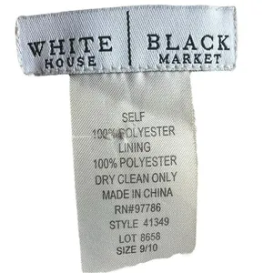 White House Black Market Black Lace Overlay Cocktail Dress LBD Size 10 thumbnail 6