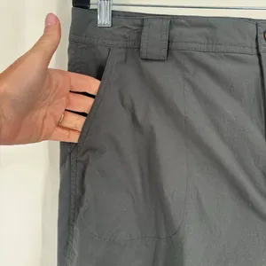 LL Bean Comfort Cycling Capris Pants Removable Shorts Size Medium‎ Black Hiking thumbnail 10