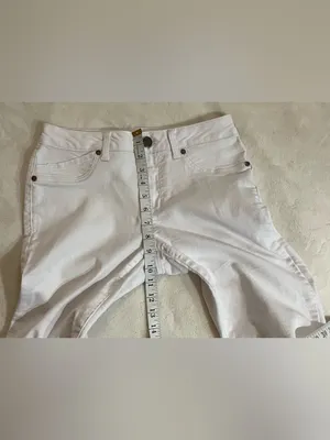 1822 Denim White High-Rise Skinny Jeans Size 8 Like New Condition thumbnail 5