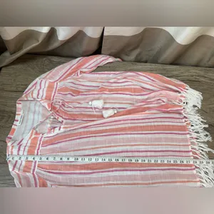 Roller Rabbit‎ striped tunic swim cover up size small thumbnail 5