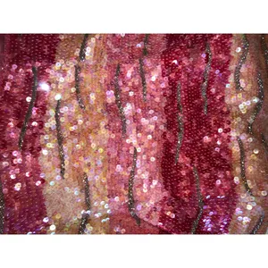 Party Time Evening Gown Pink Sequin Size M 14 Chiffon Prom Quinceañera Pageant Maxi Dress thumbnail 3
