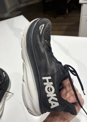 Hoka Clifton 9 Black and White Running Shoes thumbnail 7
