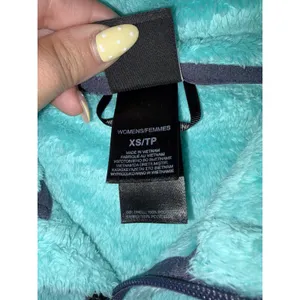 The North Face Osito 2 Jacket Women's XS Turquoise Aqua High Pile Fleece thumbnail 5