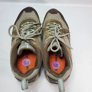 Merrell Shoes Womens 8.5 Chocolate Chip Egg Shell Hiking J123849C Brown‎ Fabric thumbnail 3