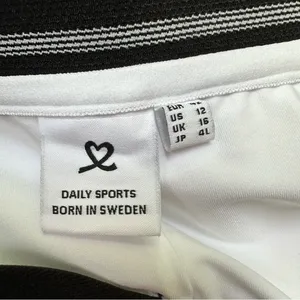 Daily Sports Pescara Side Zip Golf Skort Women’s Size 12 White thumbnail 8