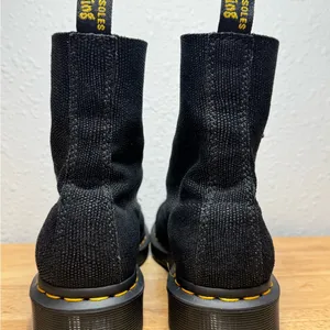 Dr. Martens Pascal 1460 Black Glitter Ray Combat Boots Ladies 7 thumbnail 3
