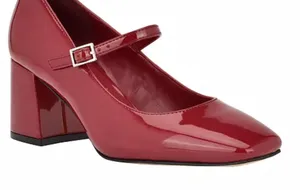 Calvin Klein Red Mary Jane Heels thumbnail 1