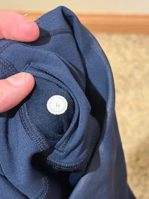 Lululemon Wunder Train High Rise Tight 25" in Sun Bleached Wash True Navy thumbnail 7