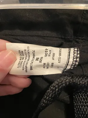 Cherokee workwear black wide leg scrub pants thumbnail 3