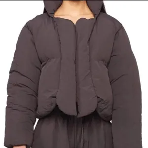 MY MUM MADE IT Bubble Open Puffer cropped gray Jacket Size S-M thumbnail 1