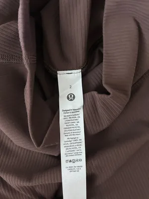 Lululemon Align™ High-Rise Ribbed Pant 28" Size 2 Espresso thumbnail 8