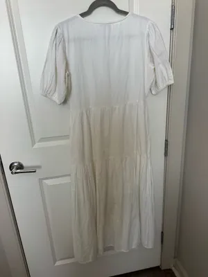 Long Maxi Dress White Size 6 thumbnail 2