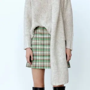 {Zara} Brand New Multicolored Plaid Mini Skirt thumbnail 2