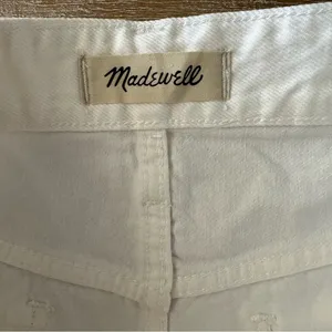 Madewell Relaxed Denim White Shorts 30 thumbnail 5