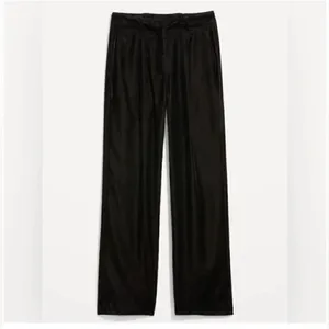 Old Navy Black Extra High Rise Velvet Wide Leg Pants(Size Small) thumbnail 3