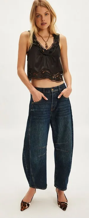 Free People Ruthie Crop Top- size Large thumbnail 1