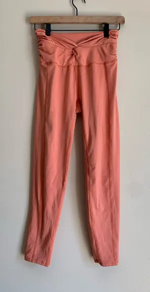 Free People Movement Coral Twist-Waist Athletic Leggings Women Bottoms Size S thumbnail 1