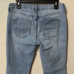 We The Free People Jeans Women's Size 29 Blue Bootcut‎ Straight Light Wash Denim thumbnail 4