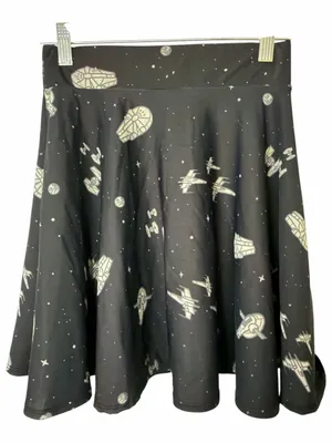 TeeFury Star Wars Ships Circle Skater Skirt thumbnail 1