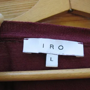 IRO Distressed Pullover Sweater Knit Top thumbnail 7