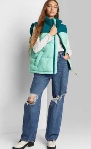 Oversized Puffer Vest Wild Fable S thumbnail 1