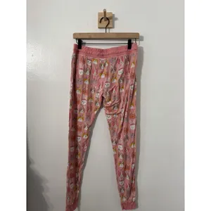 Little Sleepies Pink Boho Bunnies Womens Pajama Jogger Pants Sz Sm Easter Floral thumbnail 7