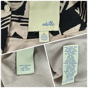 Anthropologie | Odille Abstract‎ Sequin Skirt | A-Line | 6 | Embroidered Lined thumbnail 6