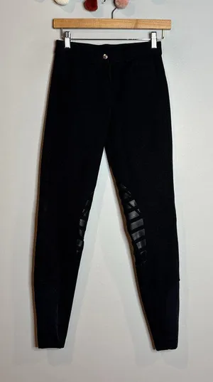 HR Farms black Equestrian Grip Breeches Riding Pants thumbnail 1