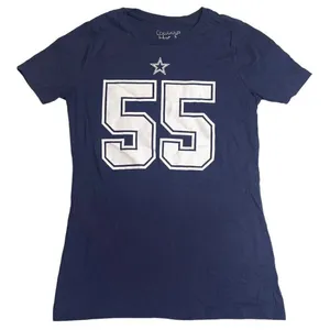 Womens Dallas Cowboys Leighton Vanderesch #55 T Shirt‎ Jersey Size Small thumbnail 1