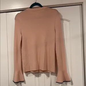 Tory Burch Kimberly Pink Bell‎ Sleeve wool Sweater small thumbnail 7