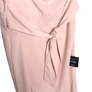 Lulus One Shoulder Club Scene Bodycon Midi Dress XL Pink Party Wedding Guest New thumbnail 6
