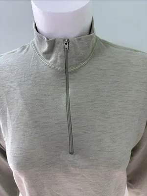 Patagonia Green Capilene Lightweight pullover quarterzip small thumbnail 3