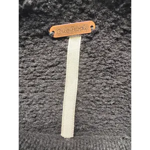 Free People Found My Friend Black Boucle Oversized Sweater‎ Womens Size Small thumbnail 3