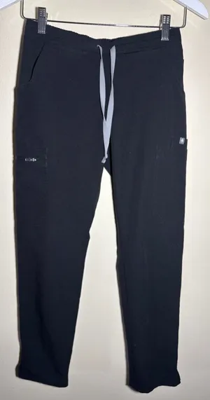 FIGS Technical Collection Jogger Scrub Pants XXS/P Black Grey thumbnail 1