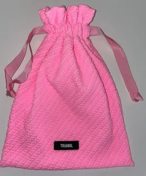 pink cinch bag thumbnail 1