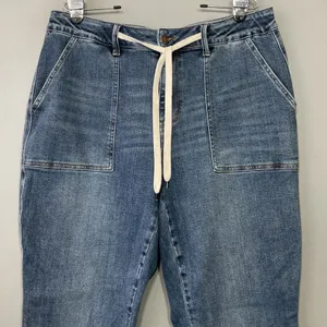 Judy Blue Paxton Jeans Plus Size 16W Drawstring Stretch Denim Medium Wash Jogger thumbnail 2